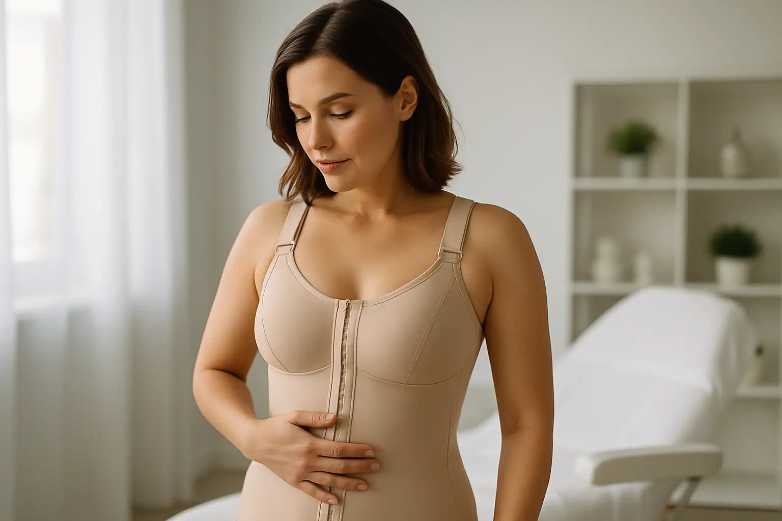 Kompressionsmieder beim Mommy Makeover