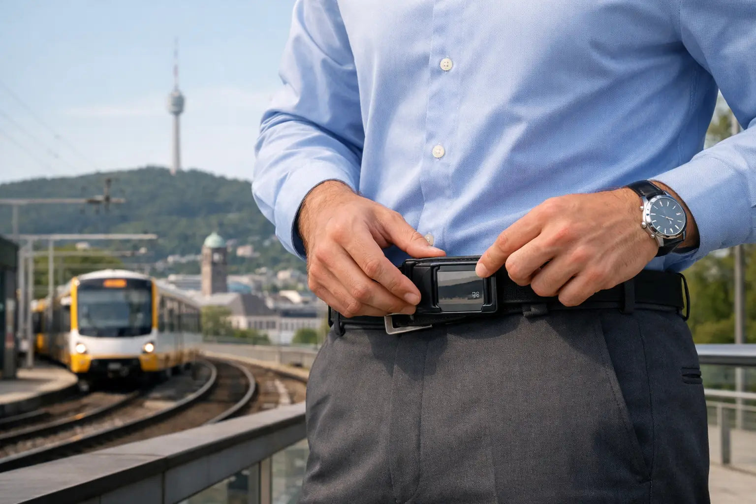 Stuttgarter Gürtel richtig positionieren