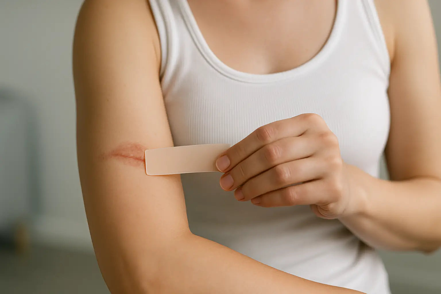 Epiderm Silikon-Narbenpflaster richtig anwenden