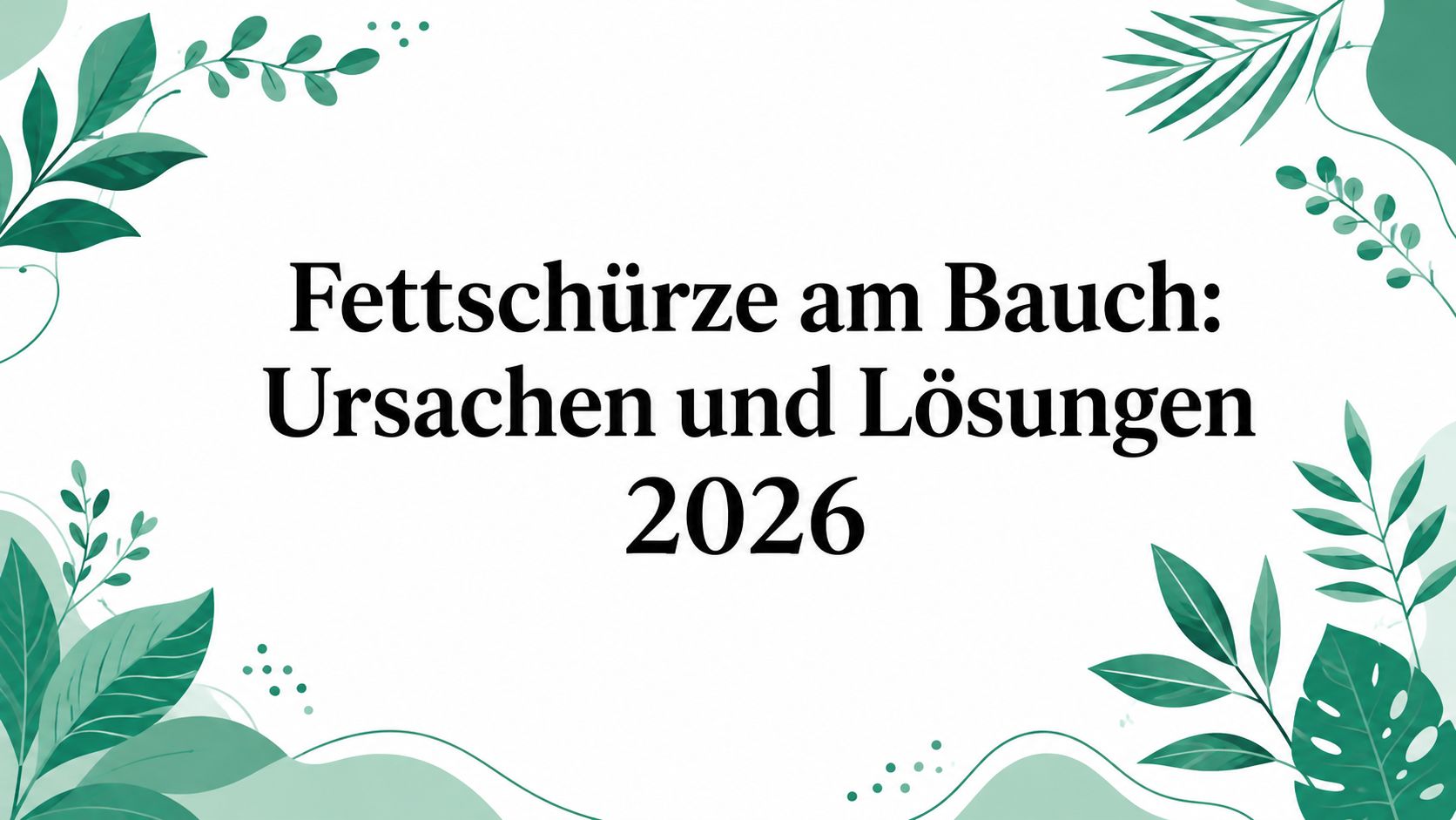 Fettschürze am Bauch: Ursachen und Lösungen 2026