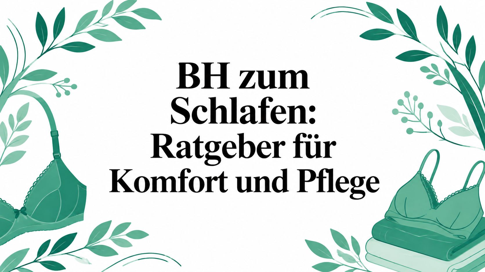 BH zum Schlafen: Ratgeber für Komfort und Pflege