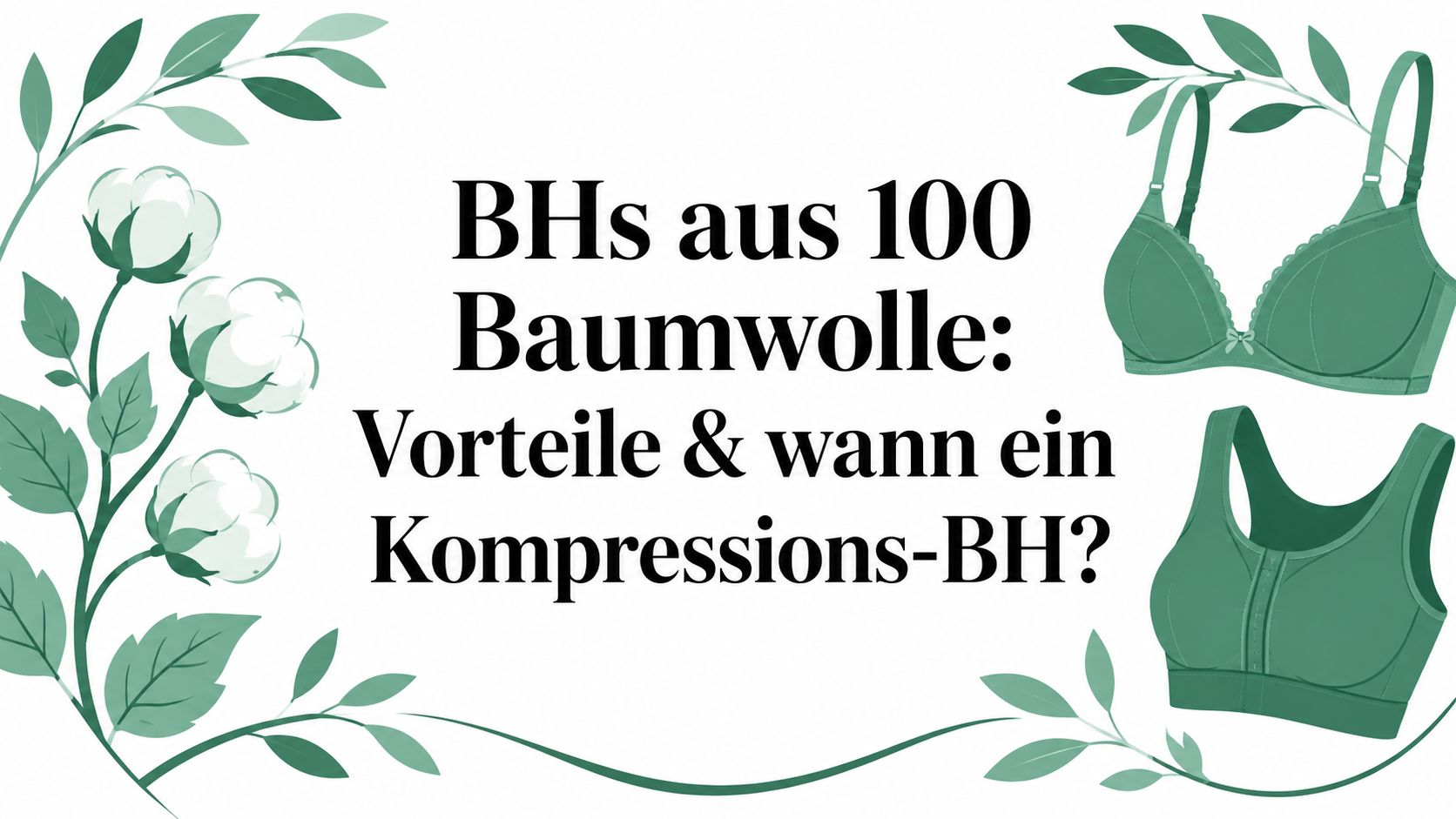 BHs aus 100 Baumwolle: Vorteile & wann ein Kompressions-BH?