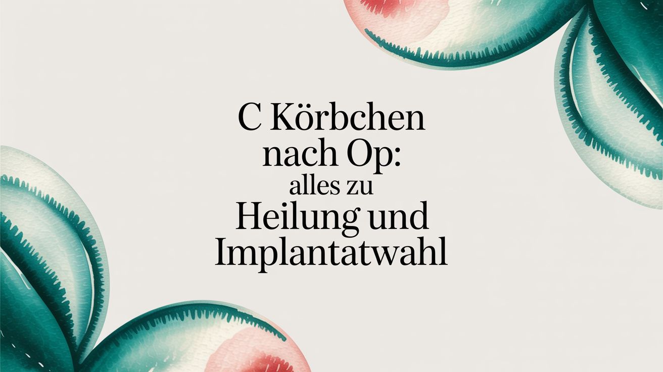 C Körbchen nach OP: Alles zu Heilung und Implantatwahl