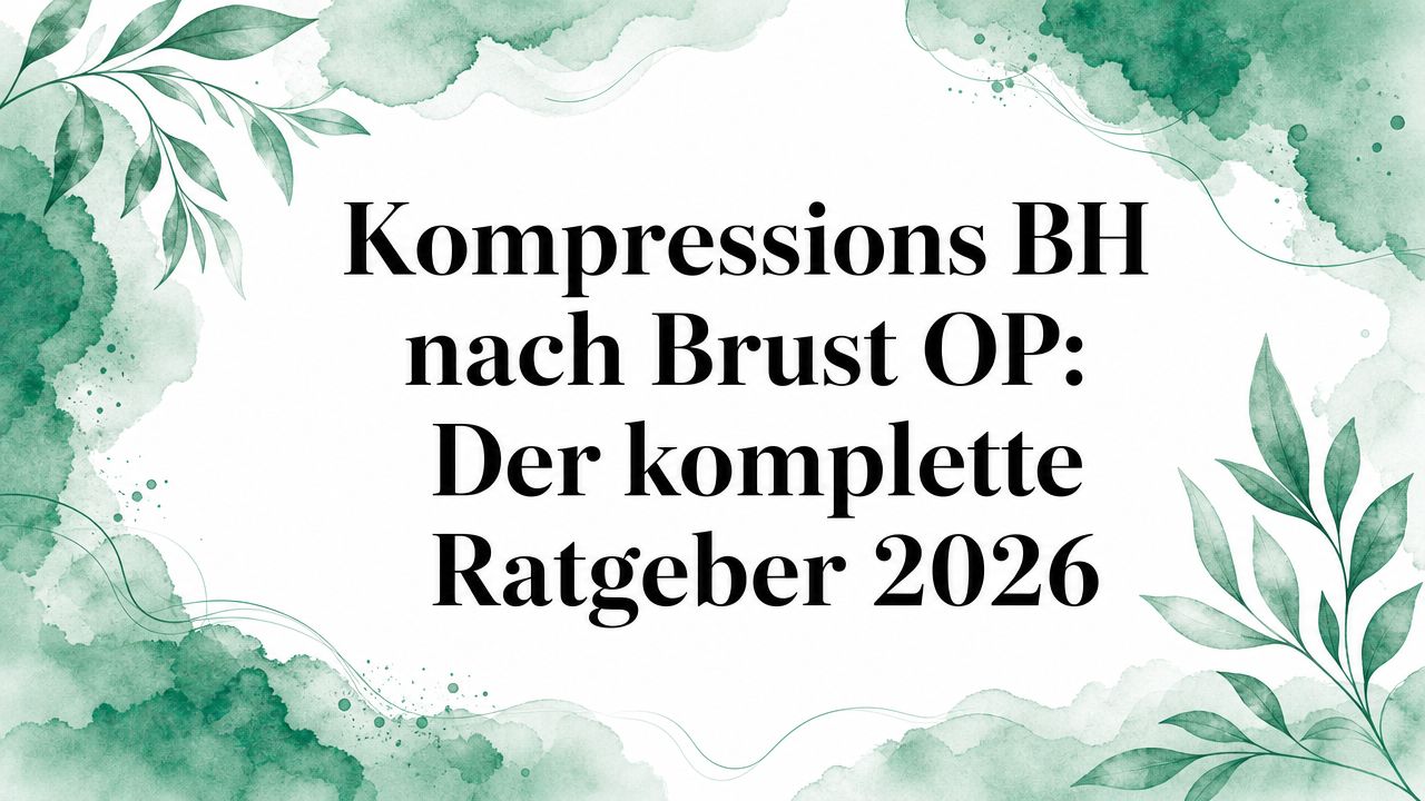 Kompressions BH nach Brust OP: Der komplette Ratgeber 2026