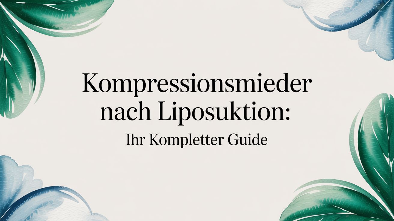 Kompressionsmieder nach Liposuktion: Ihr kompletter Guide
