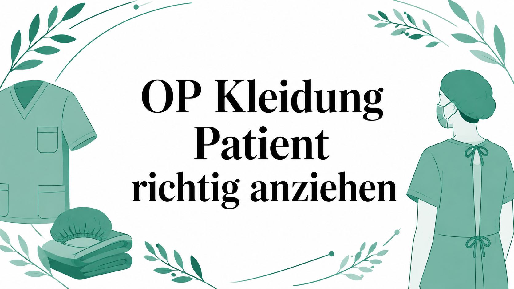 OP Kleidung Patient richtig anziehen