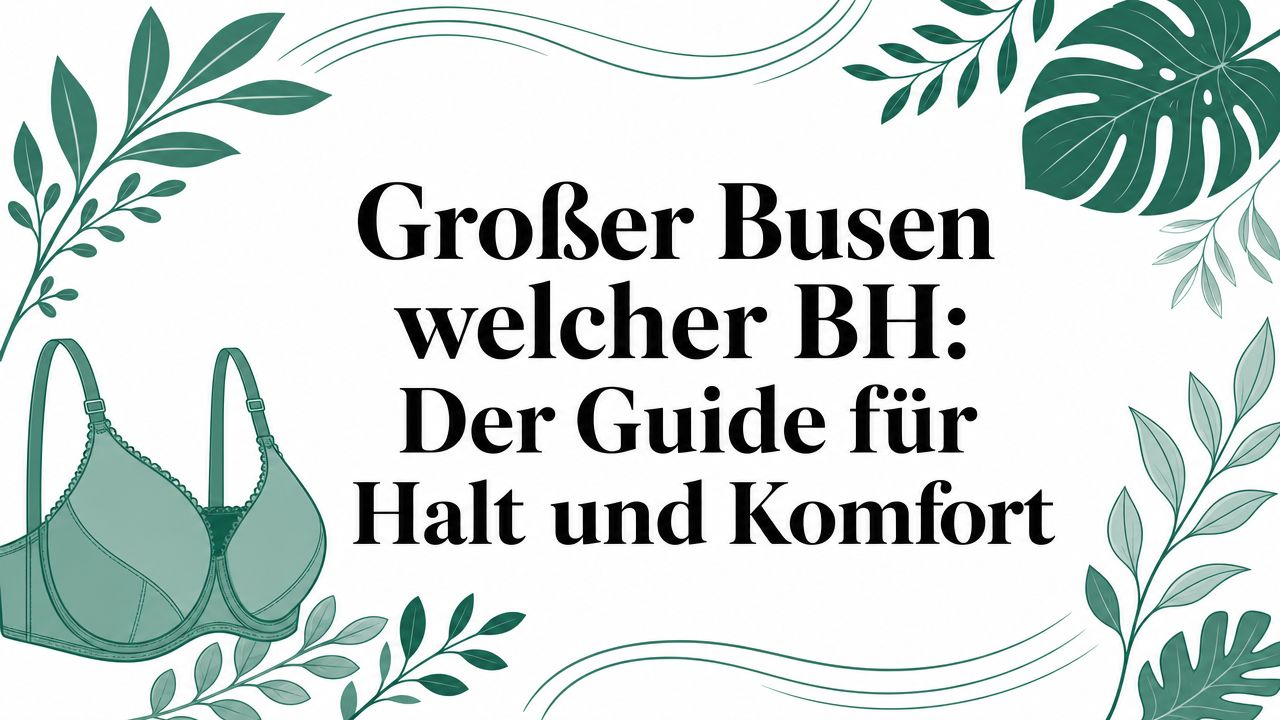 Großer Busen welcher BH: Der Guide für Halt und Komfort