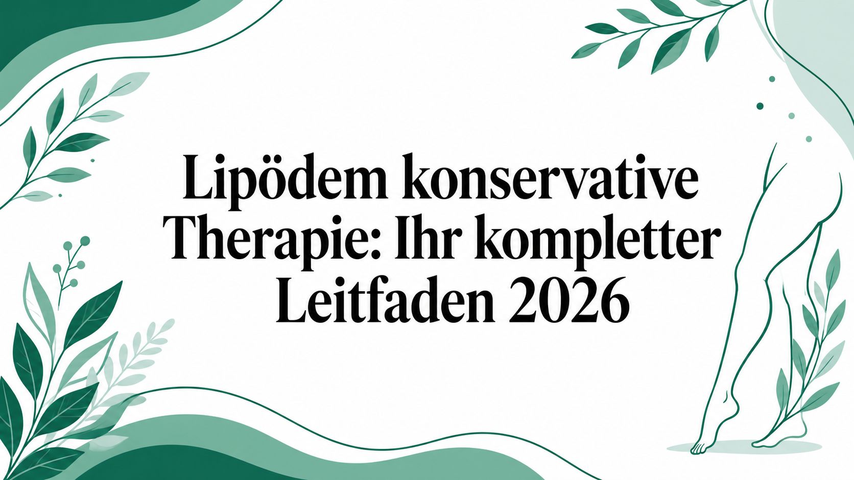 Lipödem konservative Therapie: Ihr kompletter Leitfaden 2026