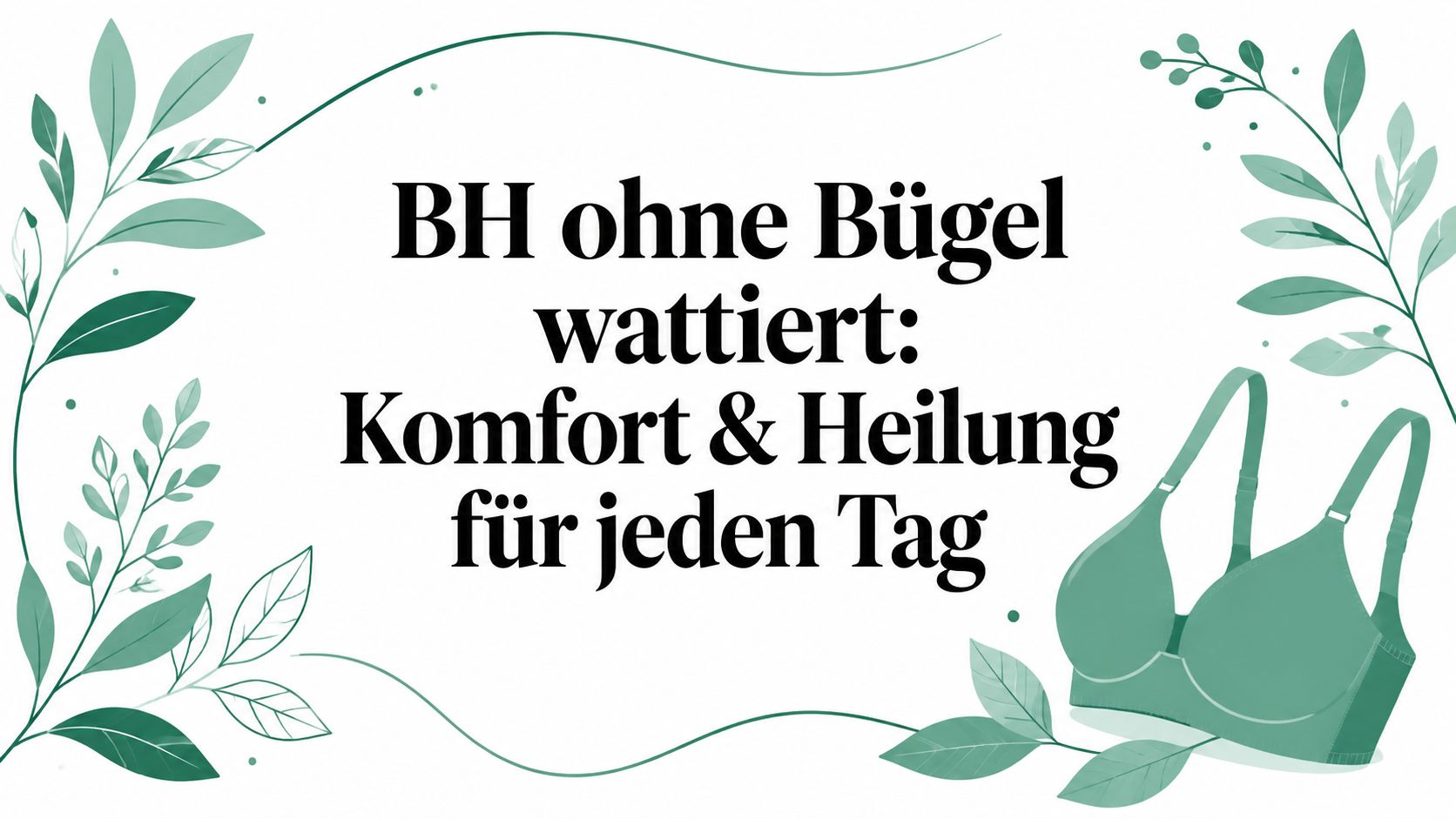 BH ohne Bügel wattiert: Komfort & Heilung für jeden Tag