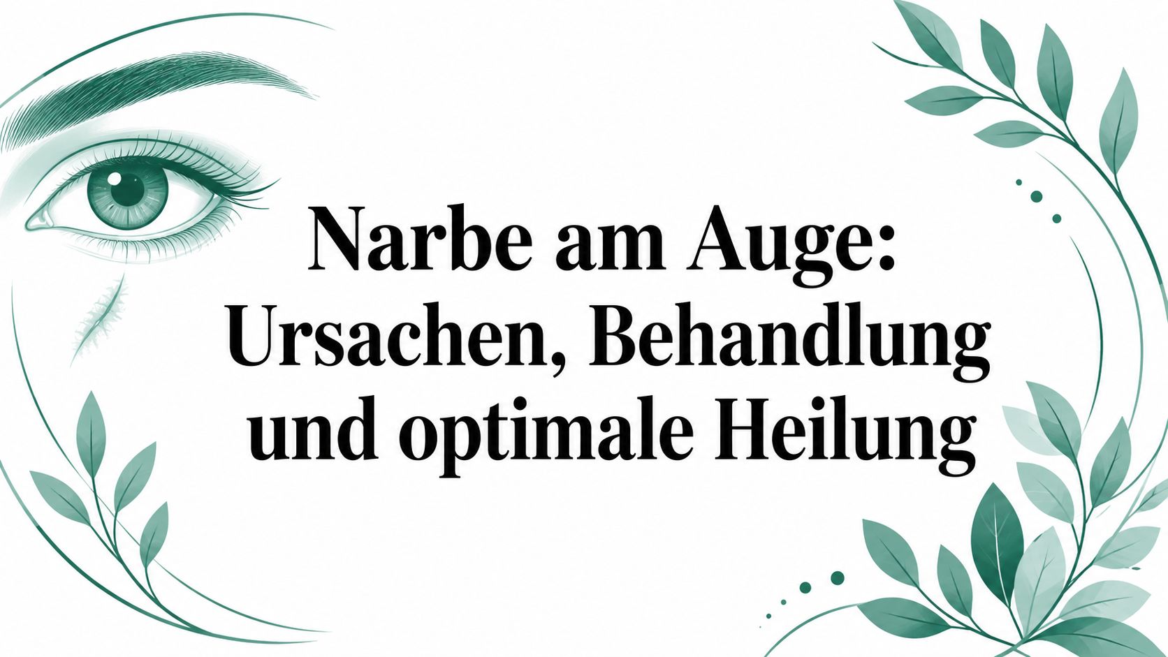 Narbe am Auge: Ursachen, Behandlung und optimale Heilung