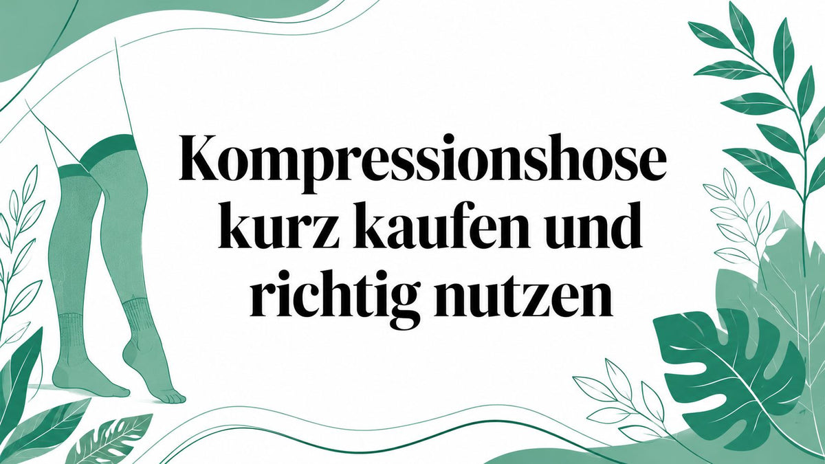 Titelbild: Kompressionshose kurz kaufen und richtig nutzen