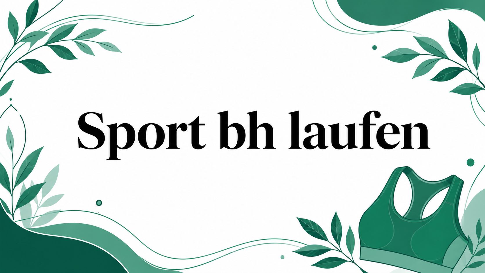 Sport bh laufen