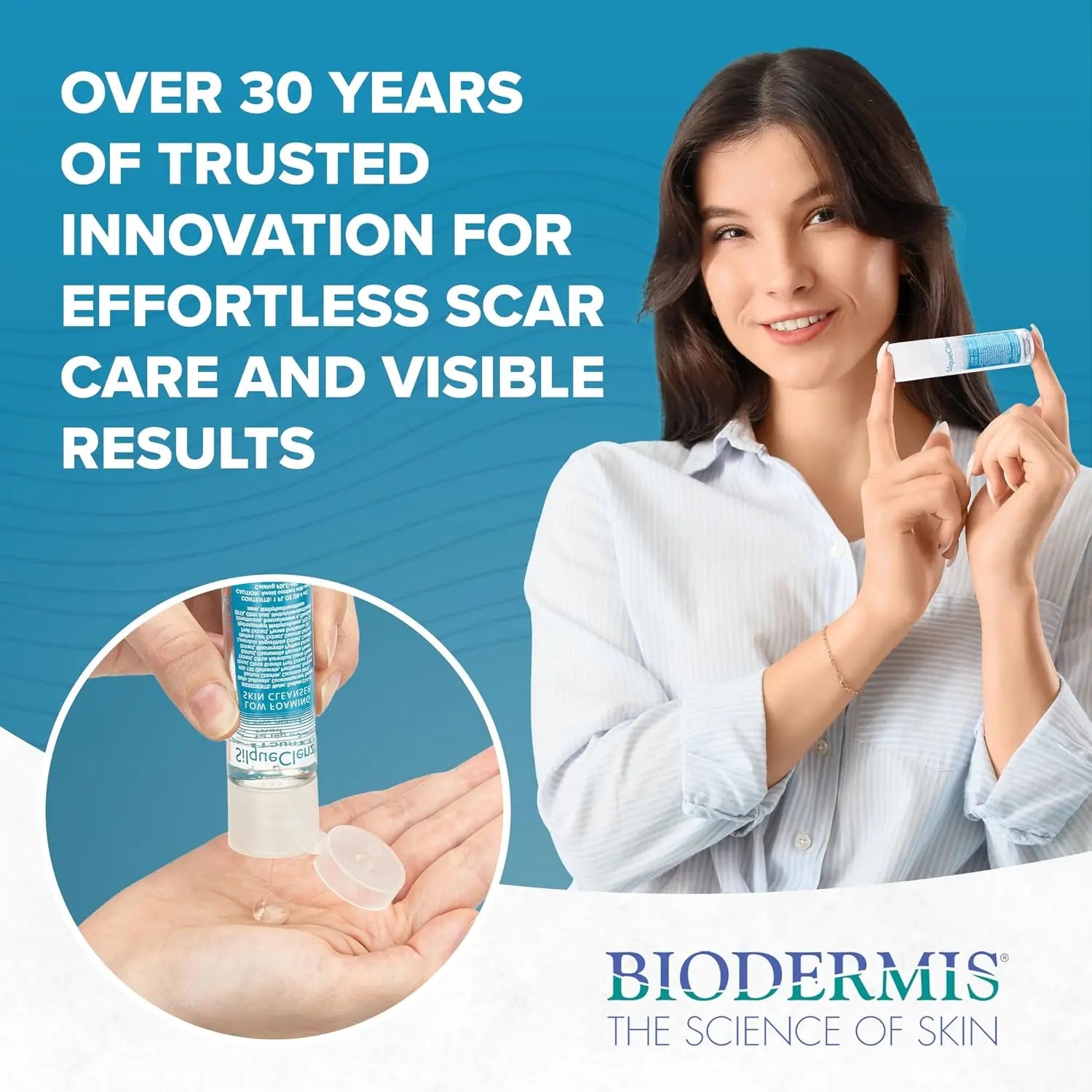 SilqueClenz Reinger für Narbenpflaster 28,4ml | BIODERMIS | PZN 09084116