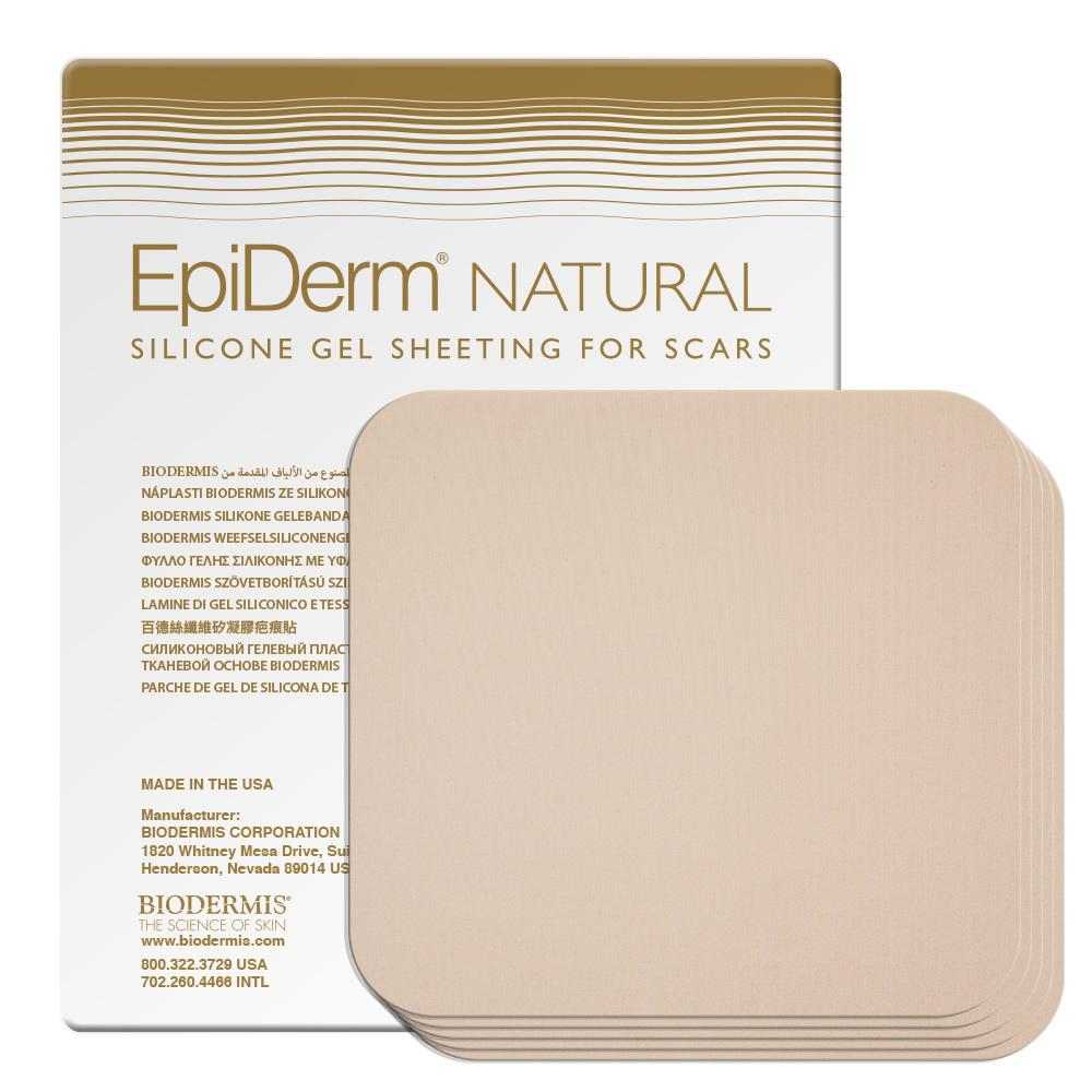 Narbenpflaster 12x14,5cm (5St.) Epiderm Natural | BIODERMIS | PZN 10173109 - Biodermis