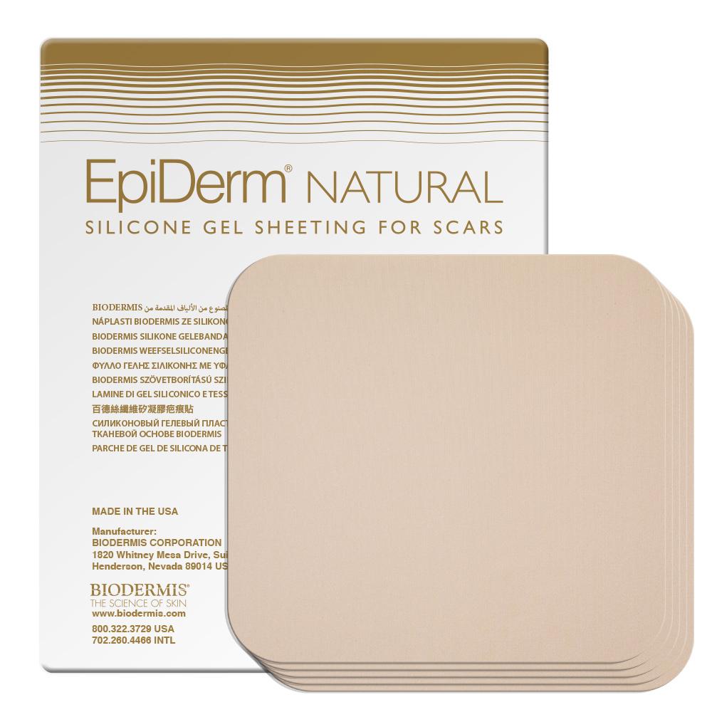 Narbenpflaster 12x14,5cm (5St.) Epiderm Natural | BIODERMIS | PZN 10173109 - Biodermis