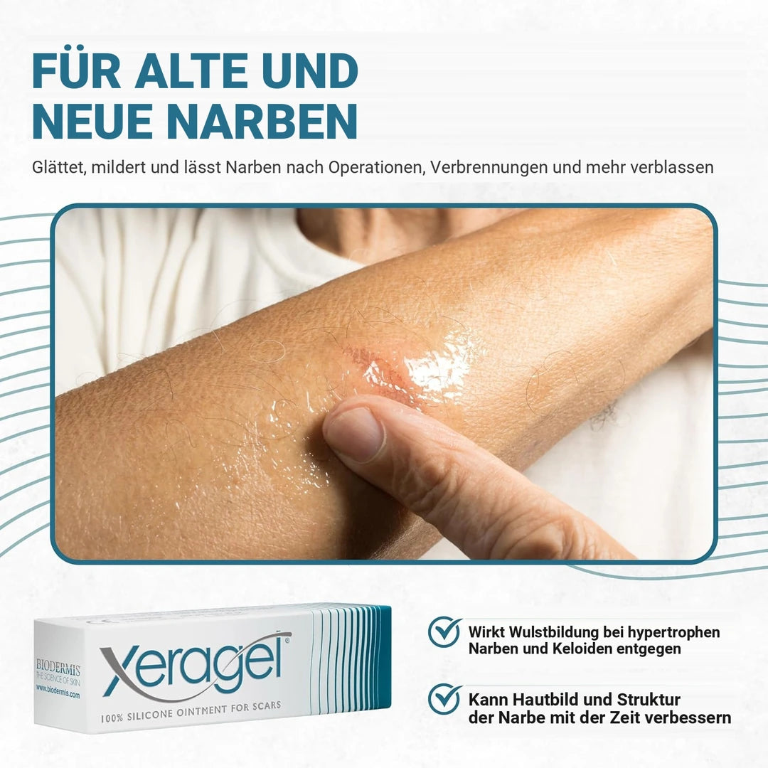 Xeragel Narbensalbe Silikon 10g | BIODERMIS | PZN 06708496