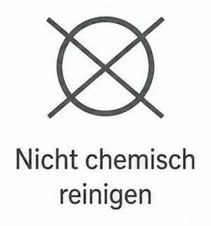 Nicht chemisch reinigen
