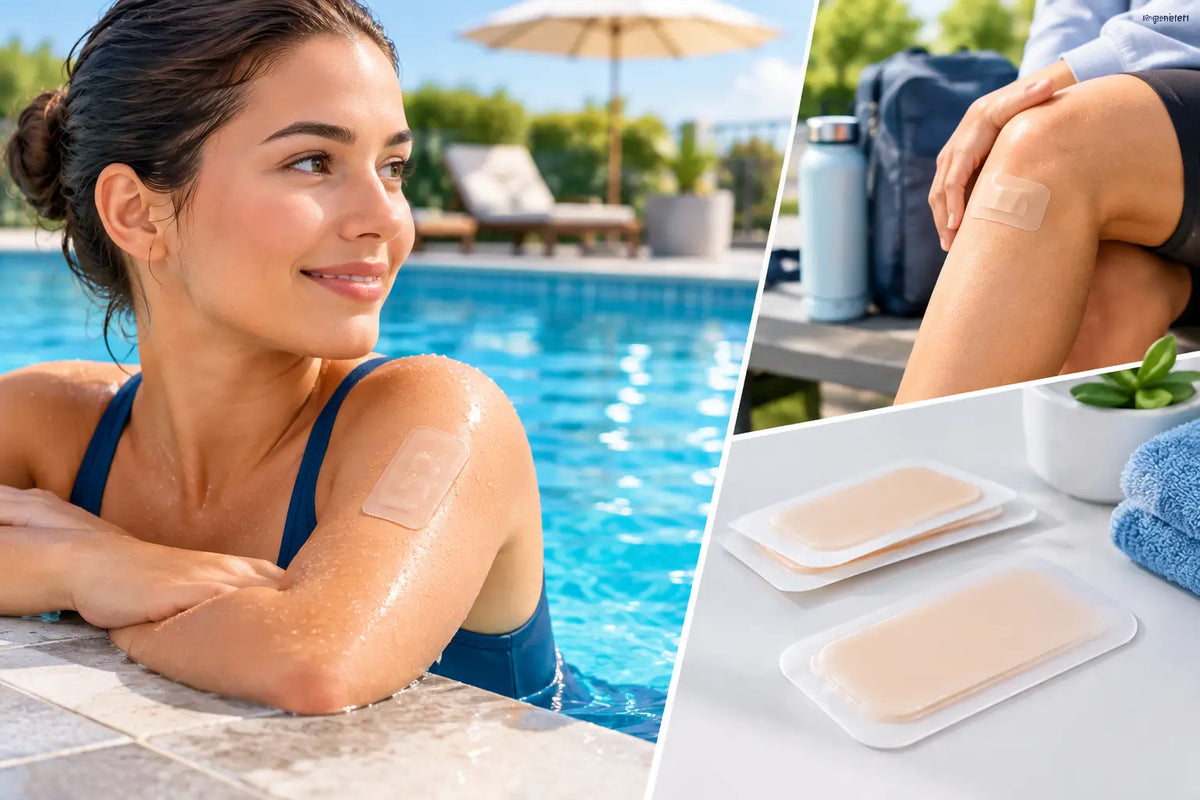 Silikonpflaster im Schwimmbad und Alltag