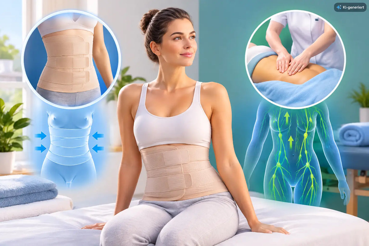 Bauchkompression oder Lymphdrainage nach OP?