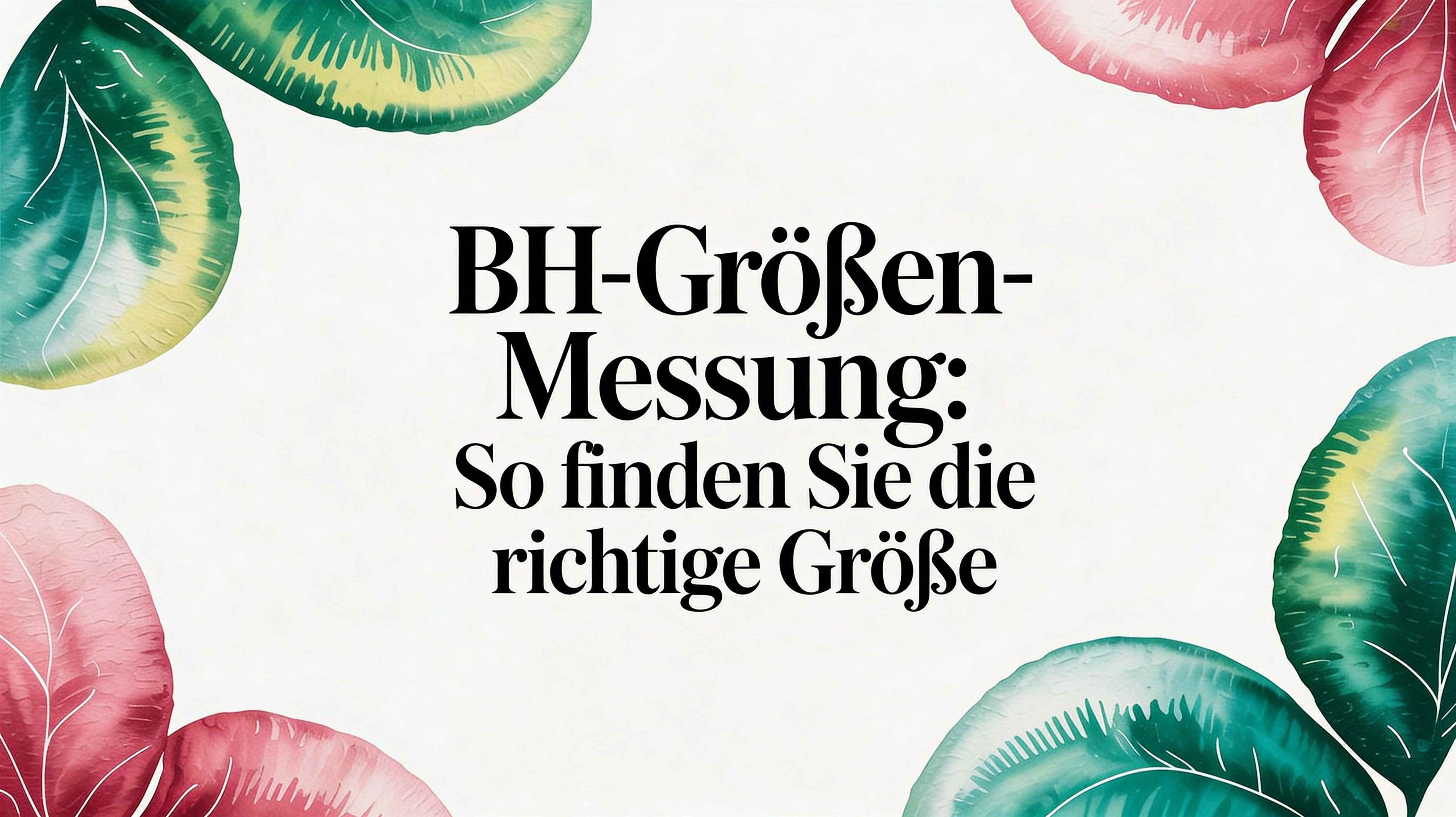 BH Größen Messung: So finden Sie die richtige Größe
