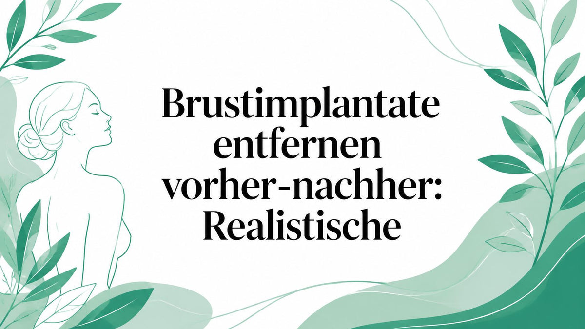 Titelbild: Brustimplantate entfernen, vorher und nachher