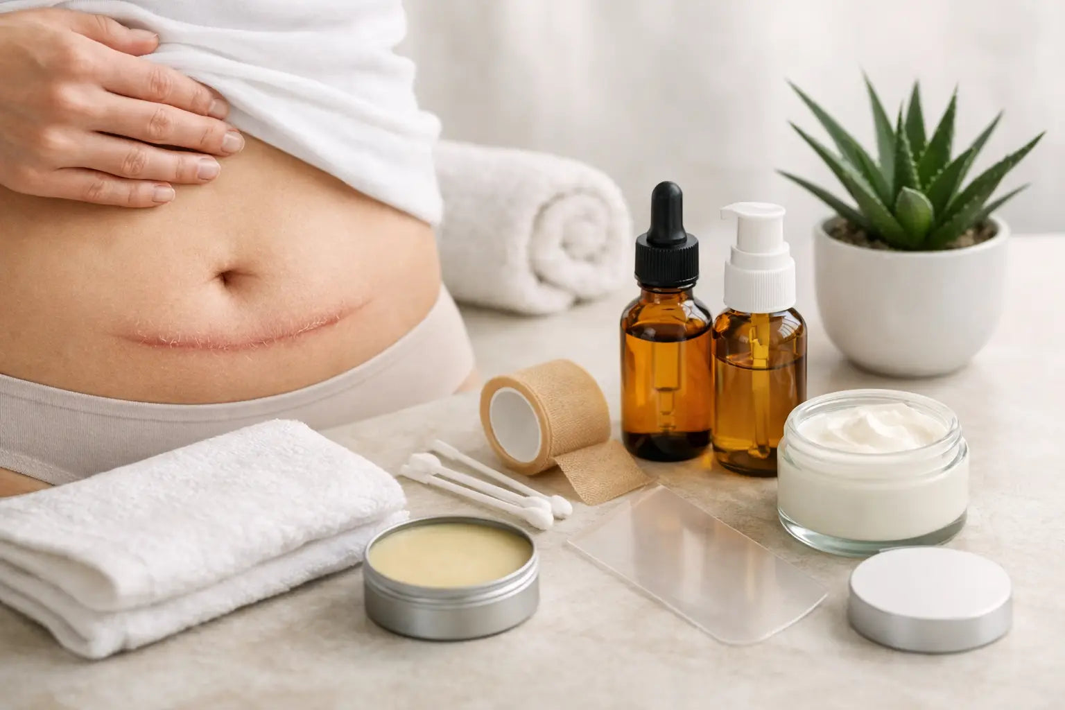 Narbenpflege Set für Kaiserschnitt wählen