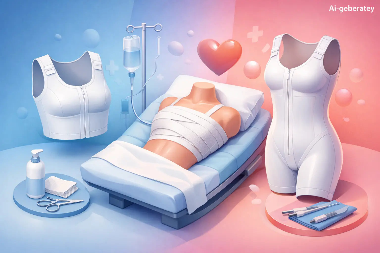 Kompressionsweste oder Body nach einer OP?