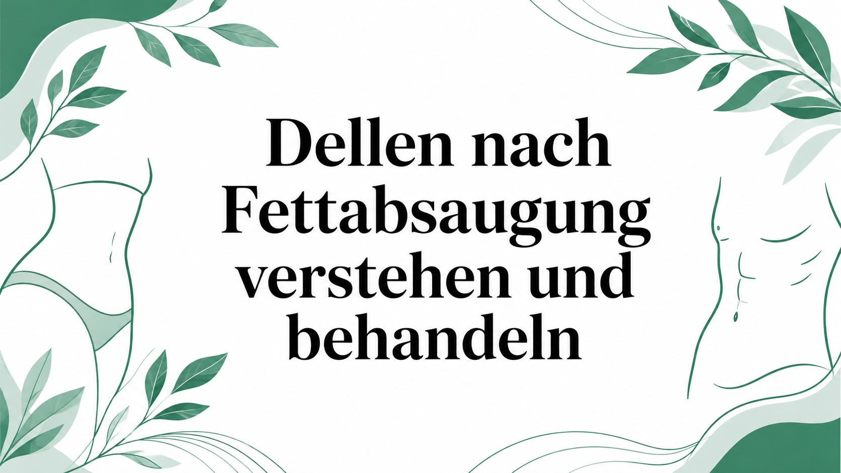 Dellen nach Fettabsaugung verstehen und behandeln