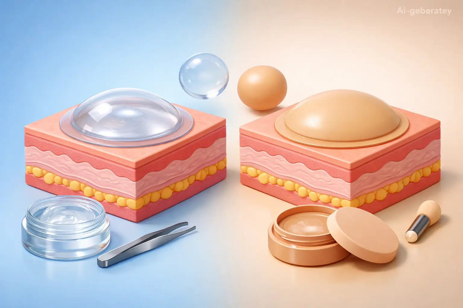 Epiderm Clear oder Natural: Welche Farbe passt?