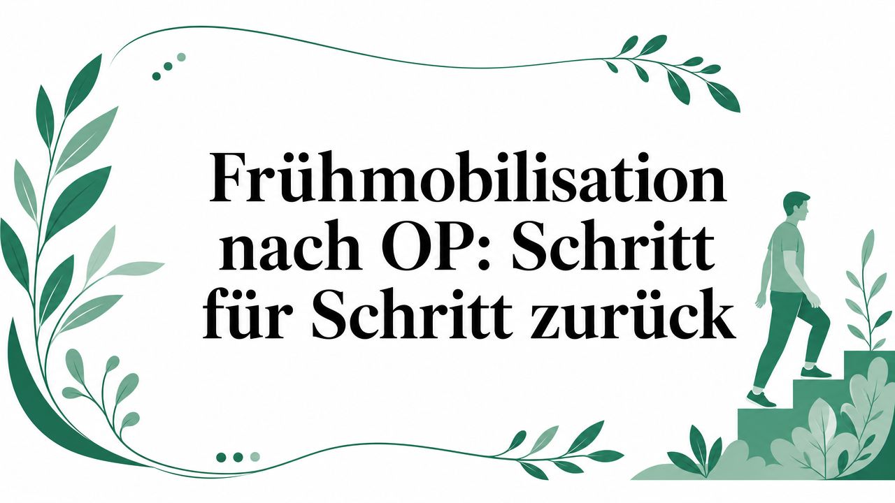 Frühmobilisation nach OP: Schritt für Schritt zurück