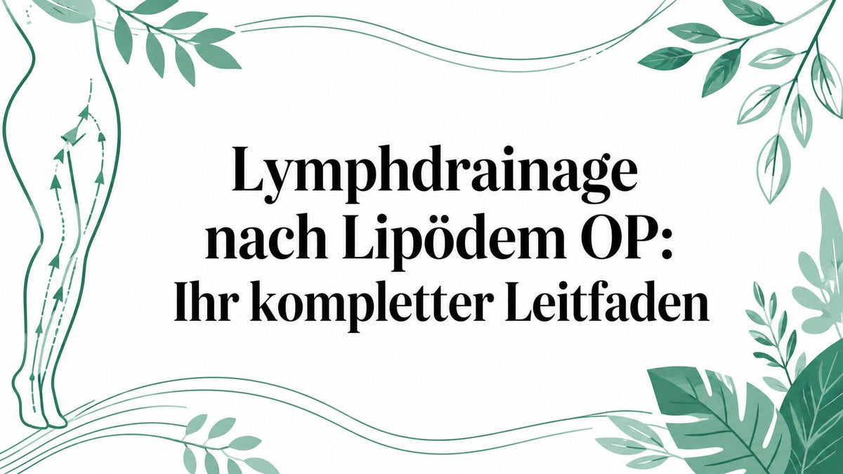 Titelbild: Lymphdrainage nach Lipödem OP: Ihr kompletter Leitfaden