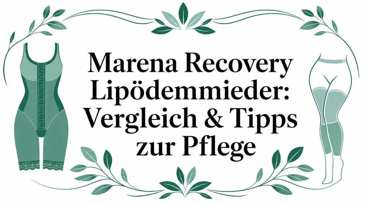 Marena Recovery Lipödemmieder: Vergleich & Tipps zur Pflege