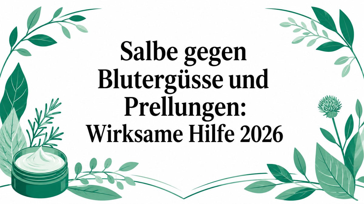 Titelbild: Salbe gegen Blutergüsse und Prellungen: Wirksame Hilfe 2026