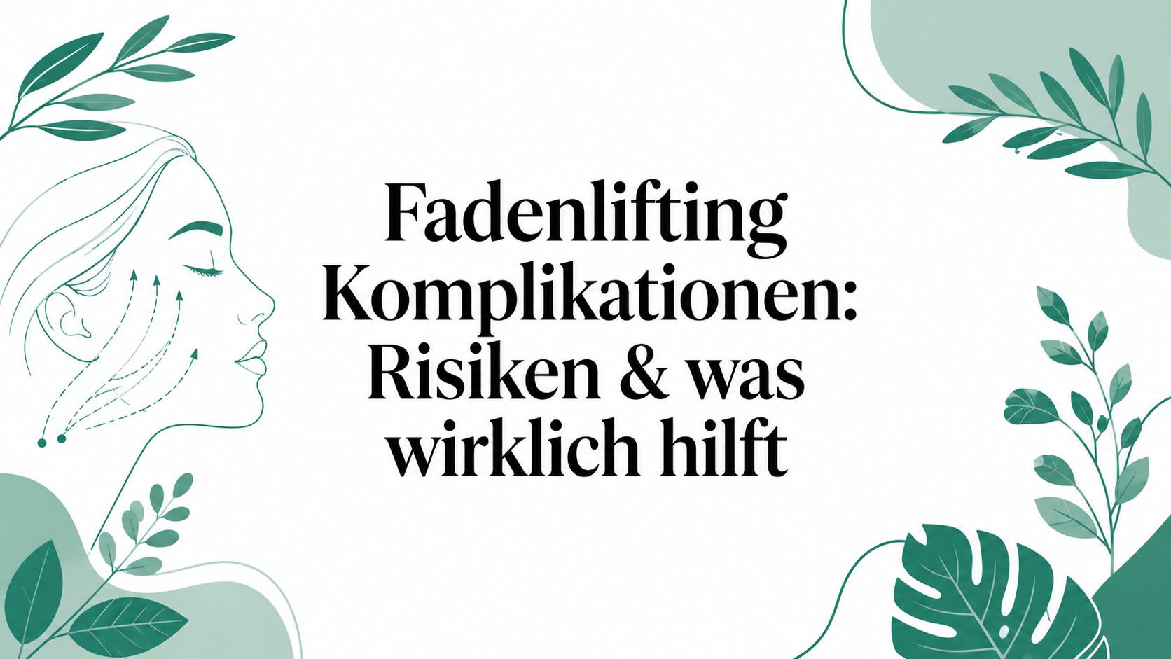 Fadenlifting Komplikationen: Risiken & was wirklich hilft