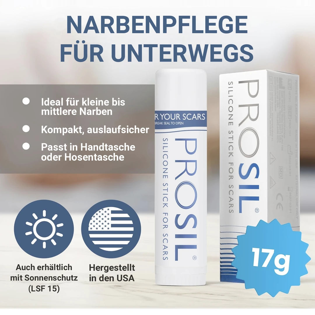 Pro-Sil Silikon Stick 17 g mit Verpackung, auch mit Sonnenschutz LSF 15 erhältlich