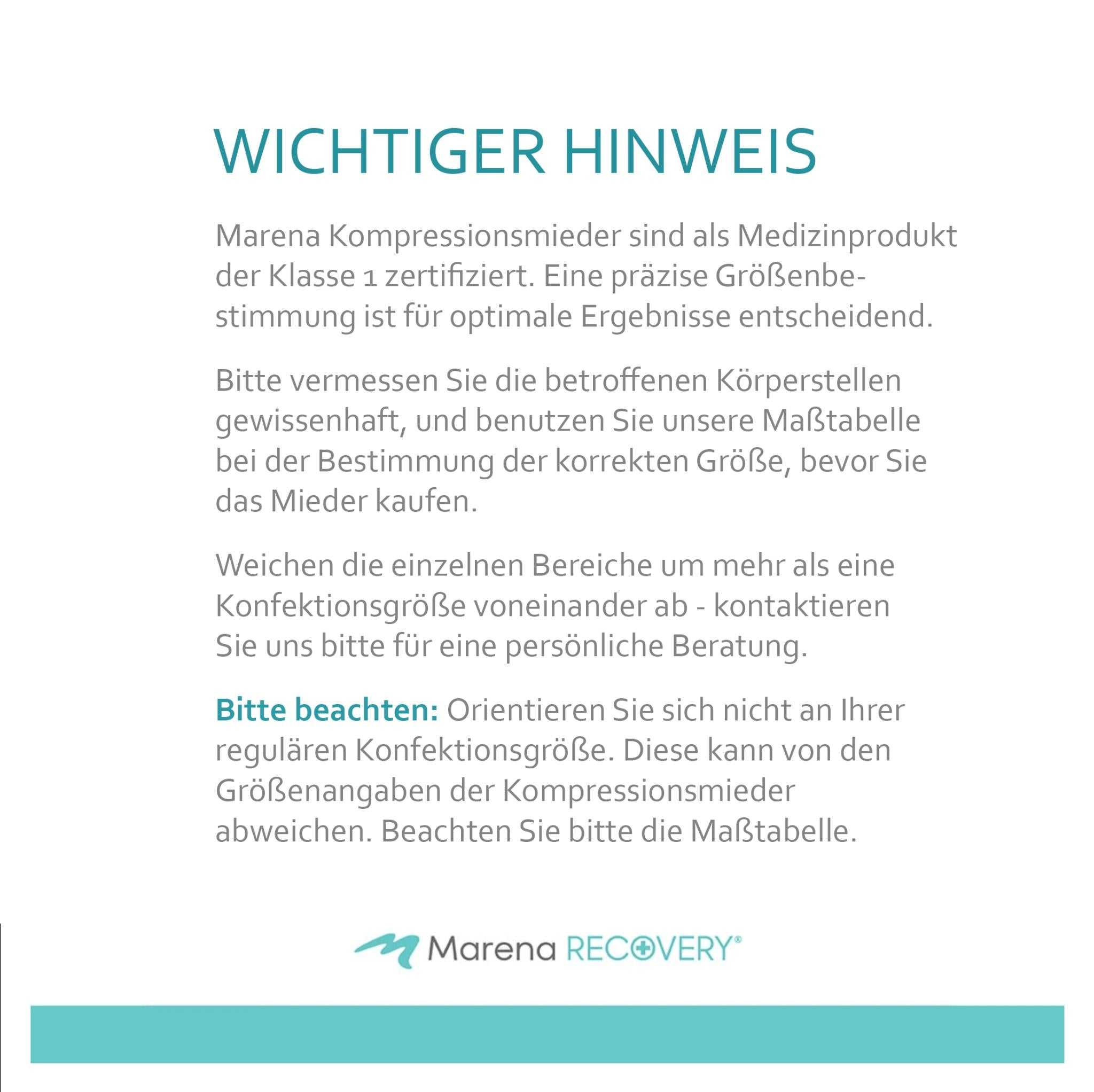 Kompressions BH mit Brustgurt | Marena Recovery B15 FLEXFIT - Marena Recovery