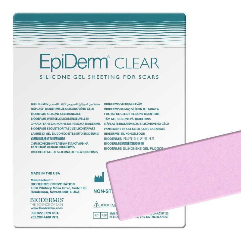 Narbenpflaster 3,6x15 cm Transparent Epiderm Clear | BIODERMIS | PZN 06708929