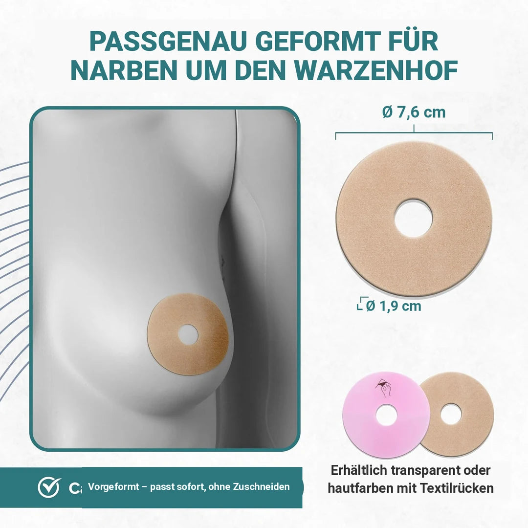 Narbenpflaster Areola 7,62cm (2 St.) Epiderm Natural | BIODERMIS | PZN 10173078