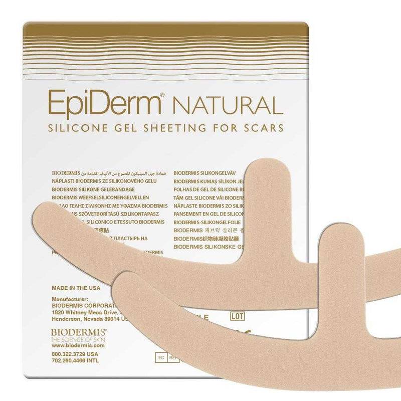 Narbenpflaster Mastopexie (2 St) Epiderm Natural | BIODERMIS | PZN 10173084