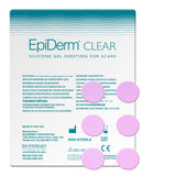 Narbenpflaster Rund 1,9cm (1x6St)Transparent Epiderm Clear | BIODERMIS | PZN 08435424