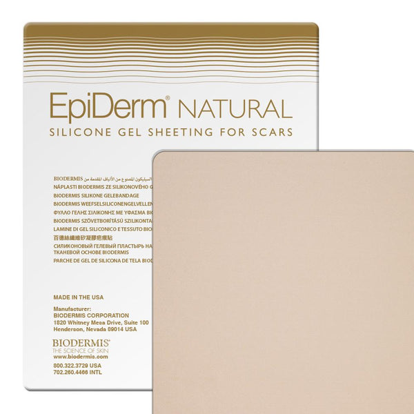 Narbenpflaster Silikon 28x40cm Epiderm Natural | BIODERMIS | PZN 10173115