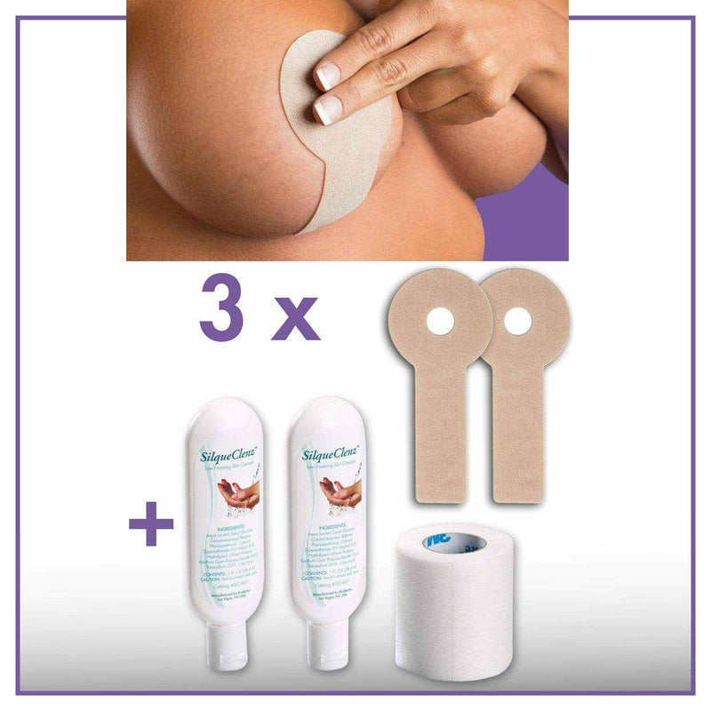 SPARSET Narbenpflaster-Set Areopexy Bruststraffung Epiderm Natural | BIODERMIS