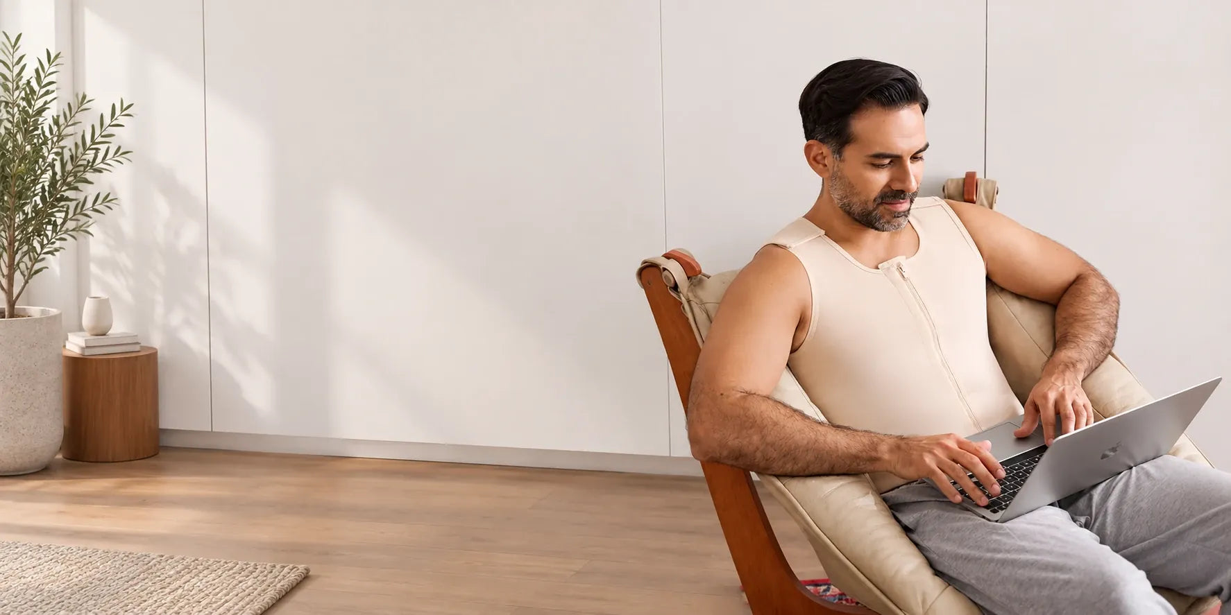 Kompressionsweste für Herren im Alltag