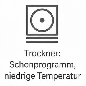 Trockner: Schonprogramm, niedrige Temperatur