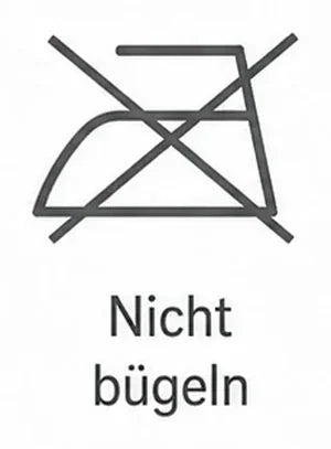 Nicht bügeln