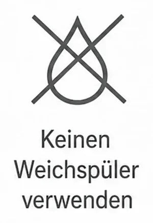 Keinen Weichspüler verwenden